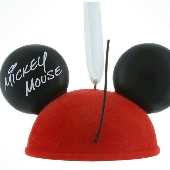 🎄❤️Disney Mickey Mouse Sculptured Ear Hat Ornament - Picture 2 of 9